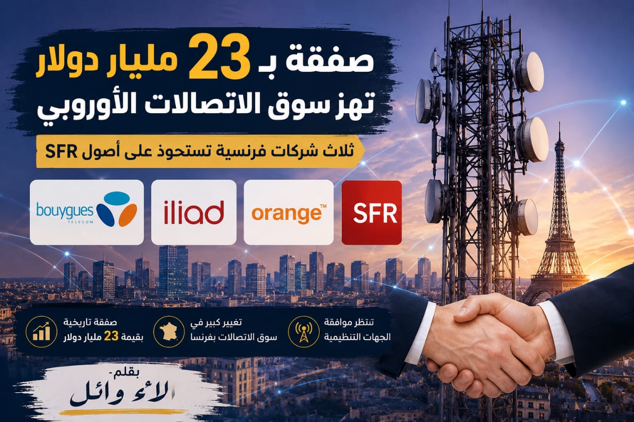 صفقة بـ23 مليار دولار تهز سوق الاتصالات الأوروبي